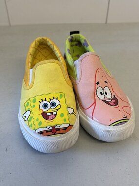 SPONGEBOB SQUAREPANTS‎ Ground Up Slip On Kids Casual Shoes Kids Size 1